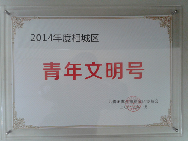 我司團(tuán)委被授予青年文明號(hào)稱號(hào)